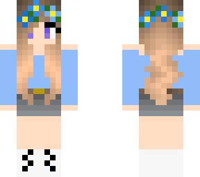 blue girl