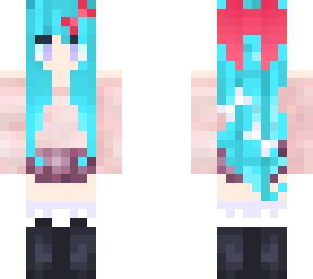blue hair female