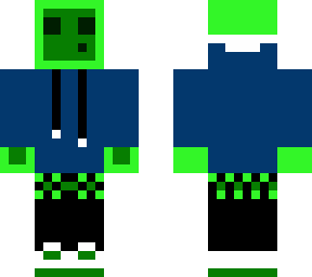 blue hoodie slime