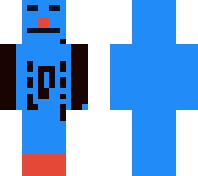 blue red and black clown