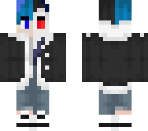 blue robot evil boy