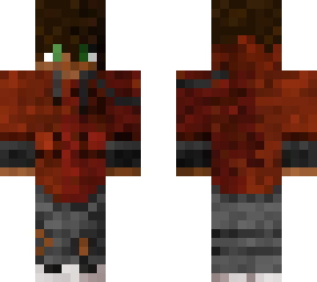 brown hair boy w/ red sweater