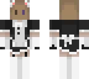 cat maid bag head