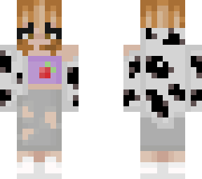 cow coat girl