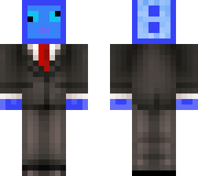 crazy blue dog business suit