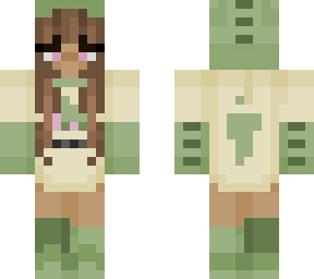 dino hoodie girl (with blohsh)