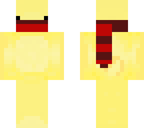 duck with scarf