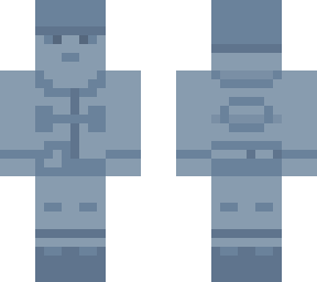 dusty blue plastic soldier toy