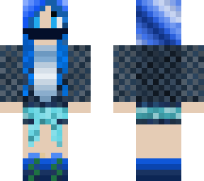 gangster girl blue