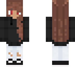 girl in black hoodie