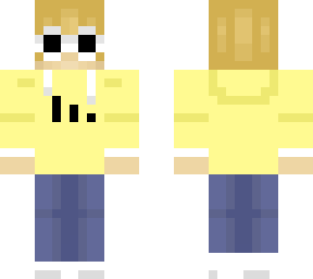 glasses and yellow shirt