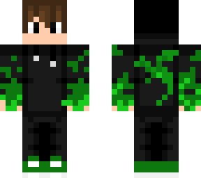 green boy with hood