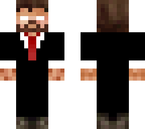 herobrian in a tux