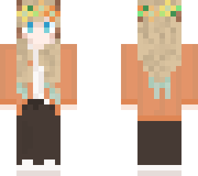 horns with orange suit