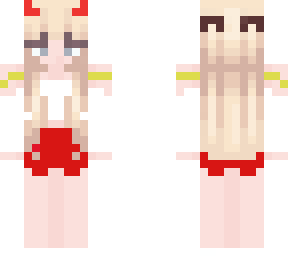 my half demon and half angle.  idea from my tynker skins.