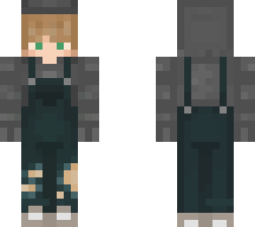 overall w/ hoodie