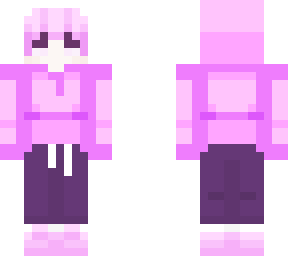 pink hoodie
