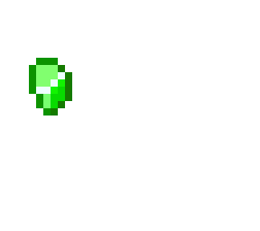 pixel art emerald nugget 1