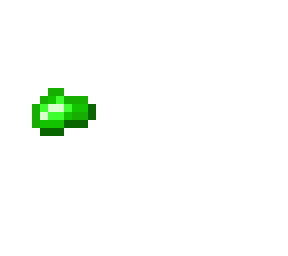 pixel art emerald nugget 2