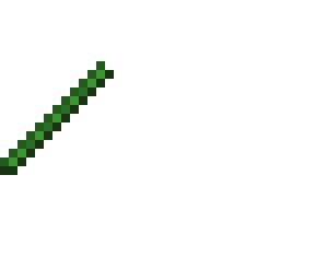 pixel art emerald stick