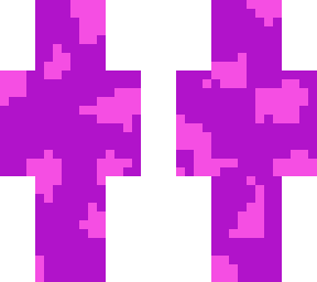 puprple and pink mess