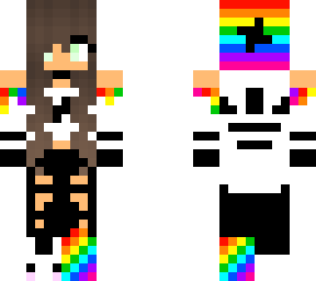 rainbow adidas girl