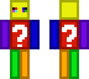 rainbow cartoon man