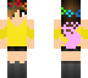 rainbow flowers(girl fixed)