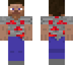 steve redstone ore shirt