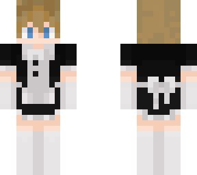 tubbo in maid fit but brown hair! (fixed)