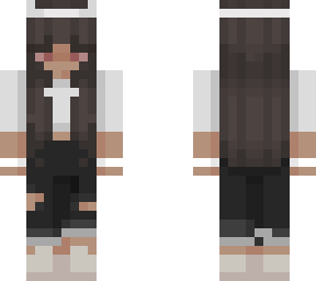 white and black