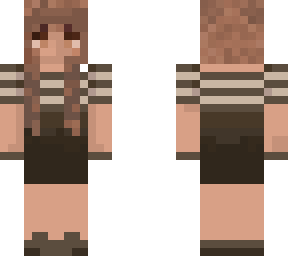 asthetic striped shirt girl