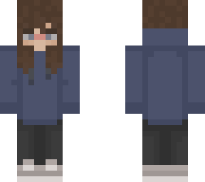 basic blue hoodie