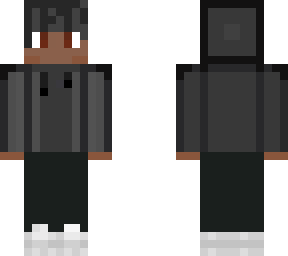 black dude black hoodie