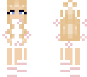 blonde girl in white flower hoodie <3
