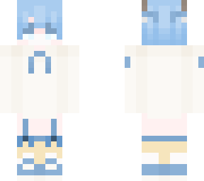 blue boy that i turned into a femboy