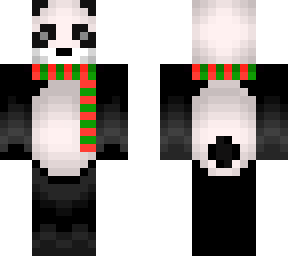 christmas scarf panda