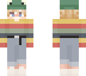 cute blond frog boy