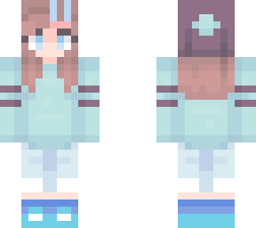 cute blue girl