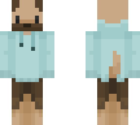 dog with cyan hoodie