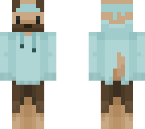 dog with cyan hoodie and headband