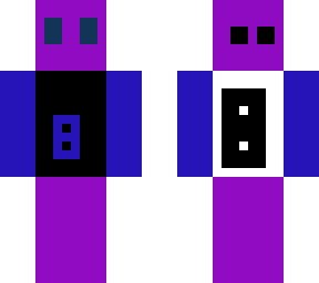 double-sided purple monster