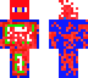 gamer ninja with blood