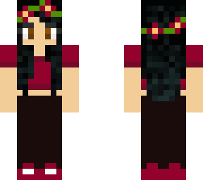 girl with flowers in hair updated