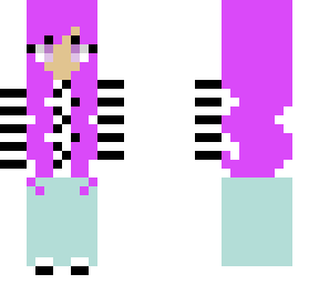 girl with lavender hair