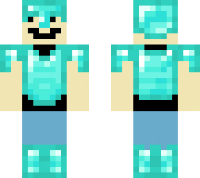 guy with diamond armour