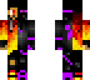 half flame half enderman