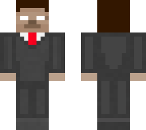 herobrine in a suit