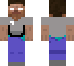 herobrine in sliver armor