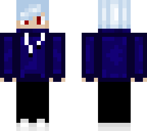 light blue haired kid